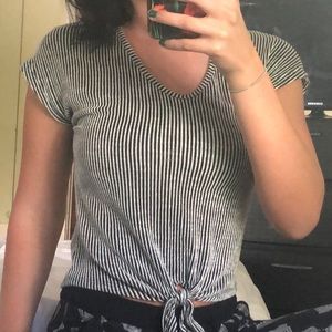 Black and white Striped Shirt!